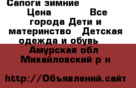 Сапоги зимние Skandia Tex › Цена ­ 1 200 - Все города Дети и материнство » Детская одежда и обувь   . Амурская обл.,Михайловский р-н